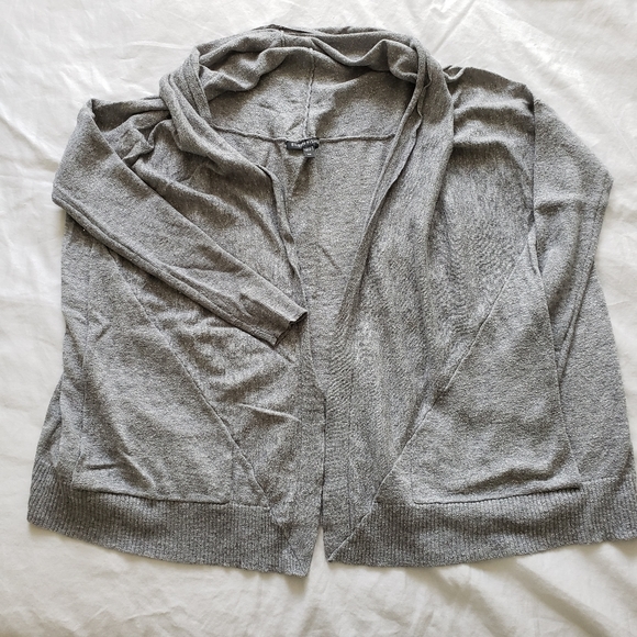 Eileen Fisher Wool Blend Cardigan 3/4 Sleeve - Picture 2 of 3